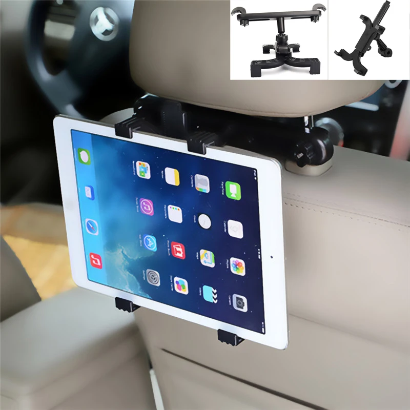 

Car Back Seat Headrest Mount Holder Stand For 7-11 Inch Black Car Seat Back Bracket Accessories In Cars For Ipad