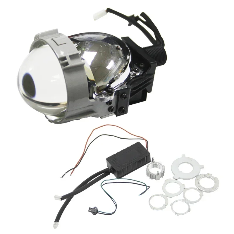 

1 Set 28000LM H7 H4 LED H1 9005 9006 LED Bi-led Projector Lens 2.5'' Lenses Car Accessories 6000K LED Light Headlight 90W