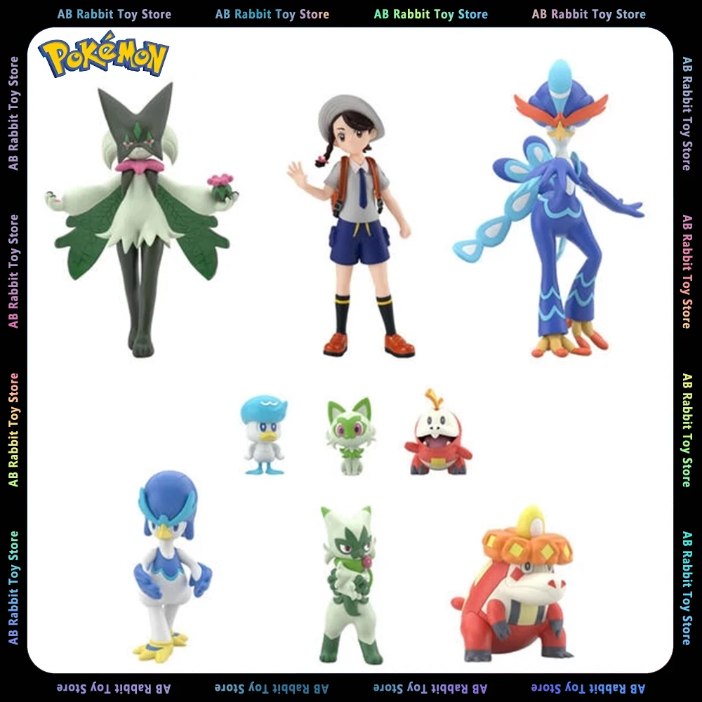 

Original Bandai Pokemon Anime Figures Aoi Juliana Action Figurine Scale World Padia Region Figure PVC Statue Model Doll Toy Gift