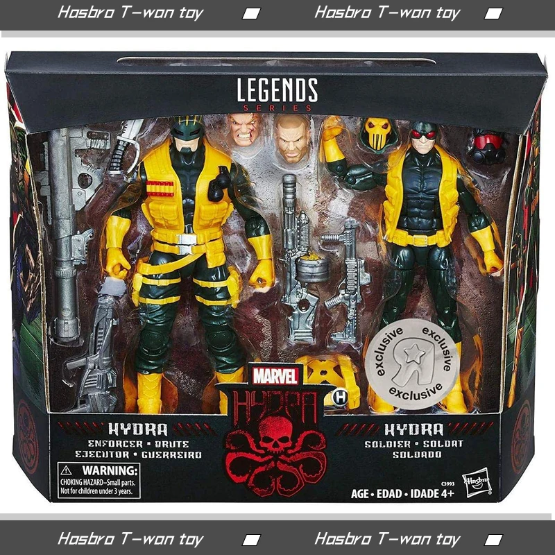 

Hasbro Marvel Legends Series 6 Inch(15Cm) Action Figure - Hydra Soldiers Collectible Model Toy 2 Pack New In Stock