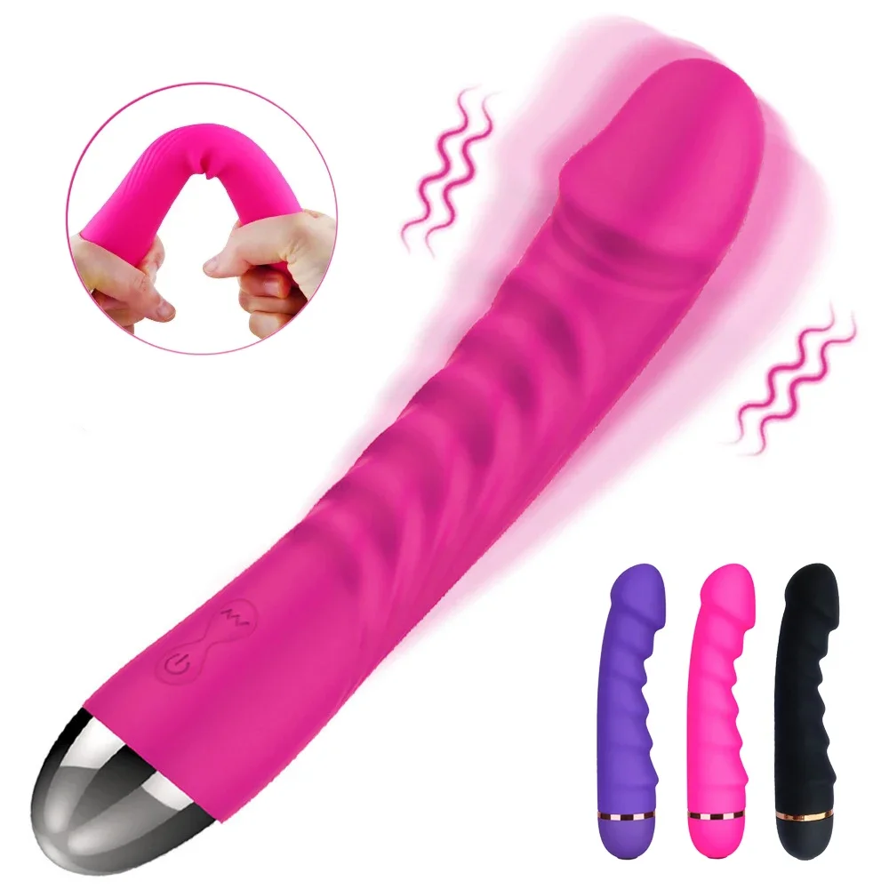 

10 Speeds Powerful Dildo Vibrators Anal G Spot Vagina Massager Clitoral Stimulator Female Masturbator Adult Sex Toys for Women
