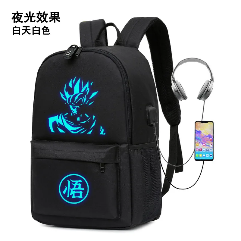 Computer Bag Middle School Student School Bag Male and Female Luminous Usb Outdoor Backpack Dragon Ball Wukong Backpack
Computer Bag Middle School Student School Bag Male and Female Luminous Usb Outdoor Backpack Dragon Ball Wukong Backpack