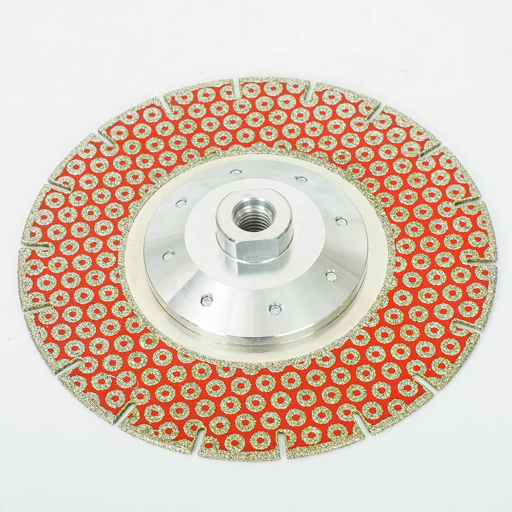 

180mm M14 Flange Electroplated Diamond Cutting Disc Star Grinding Disc Stone Concrete Grinding Pad Cutting Disc With M14 Flange