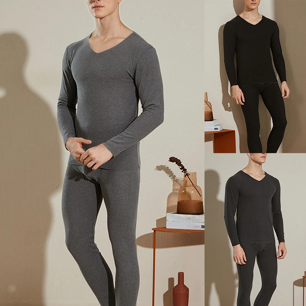 2023 Men Winter Fleece Lined Cotton Thermal Long Johns Top Bottom Comfortable Underwear Set Elastic Pajamas Nightgown
2023 Men Winter Fleece Lined Cotton Thermal Long Johns Top Bottom Comfortable Underwear Set Elastic Pajamas Nightgown