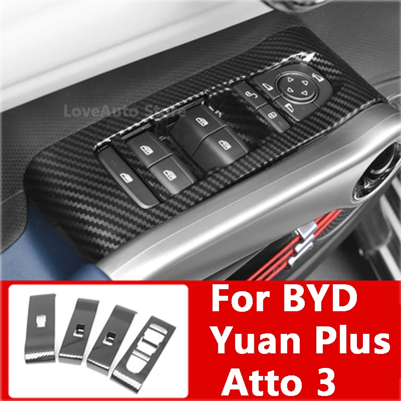 For BYD Yuan Plus Atto 3 2021 2022 2023 Car Door Window Glass Lift Switch Button Inside Door Handle Frame Trim Cover Accessories
For BYD Yuan Plus Atto 3 2021 2022 2023 Car Door Window Glass Lift Switch Button Inside Door Handle Frame Trim Cover Accessories