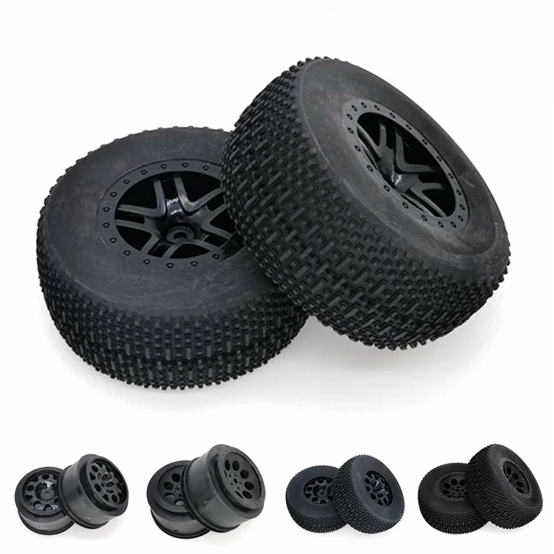 4pcs RC 1/10 Short Course Tire Tyre Set 12mm hex SC Tire For TRAXXAS SlASH 210043+110015 6 7
4pcs RC 1/10 Short Course Tire Tyre Set 12mm hex SC Tire For TRAXXAS SlASH 210043+110015 6 7