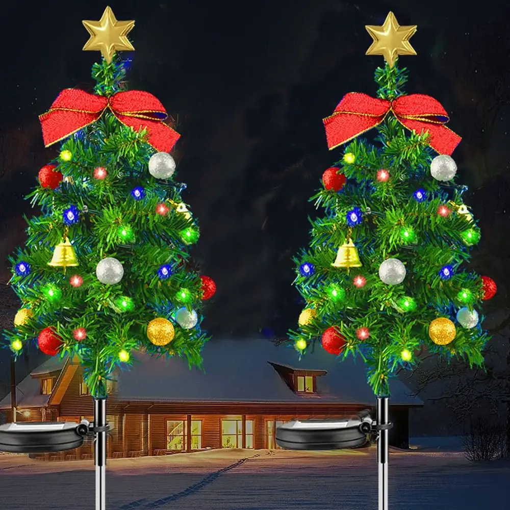 Spotlight Christmas Tree Floor Lights LED Four Colors Solar Christmas Tree Lights Colored Fruit Luminescence Lawn Landscape
Spotlight Christmas Tree Floor Lights LED Four Colors Solar Christmas Tree Lights Colored Fruit Luminescence Lawn Landscape