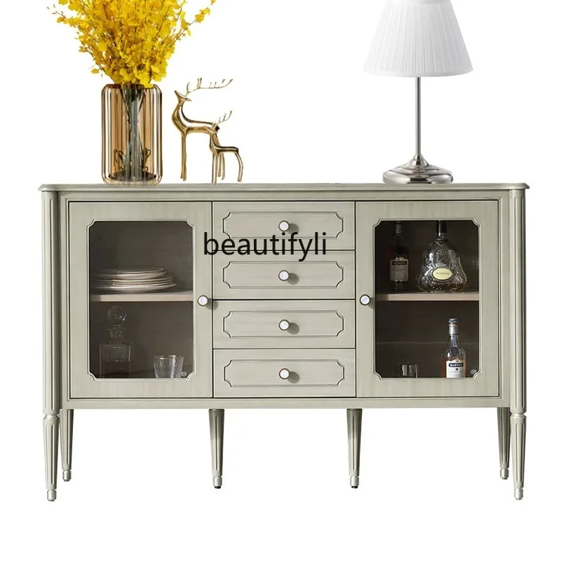 American sideboard modern minimalist tea cabinet living room wall home storage decorative locker
American sideboard modern minimalist tea cabinet living room wall home storage decorative locker