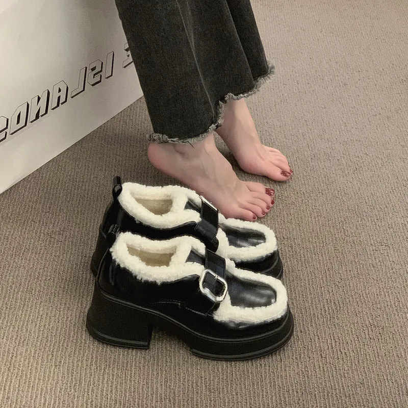 Round Toe British Style Retro Woman Shoes Female Footwear Casual Sneaker Oxfords Shallow Mouth Autumn Preppy Dress Winter New Le
Round Toe British Style Retro Woman Shoes Female Footwear Casual Sneaker Oxfords Shallow Mouth Autumn Preppy Dress Winter New Le