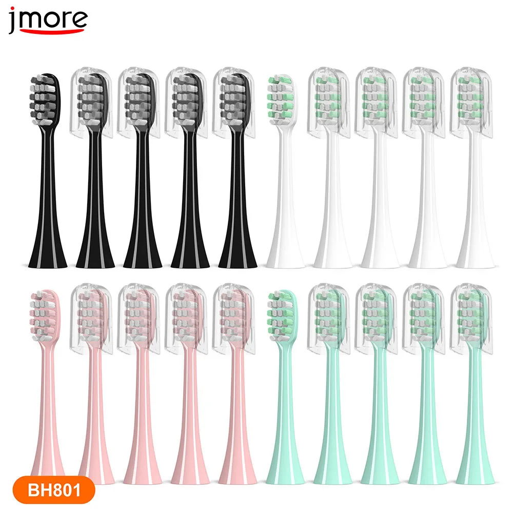 Сменные головки для электрической зубной щетки Jmore BH801 для ухода за полостью рта для взрослых Sonic отбеливающая зубная щетка со сменными насадками
Сменные головки для электрической зубной щетки Jmore BH801 для ухода за полостью рта для взрослых Sonic отбеливающая зубная щетка со сменными насадками