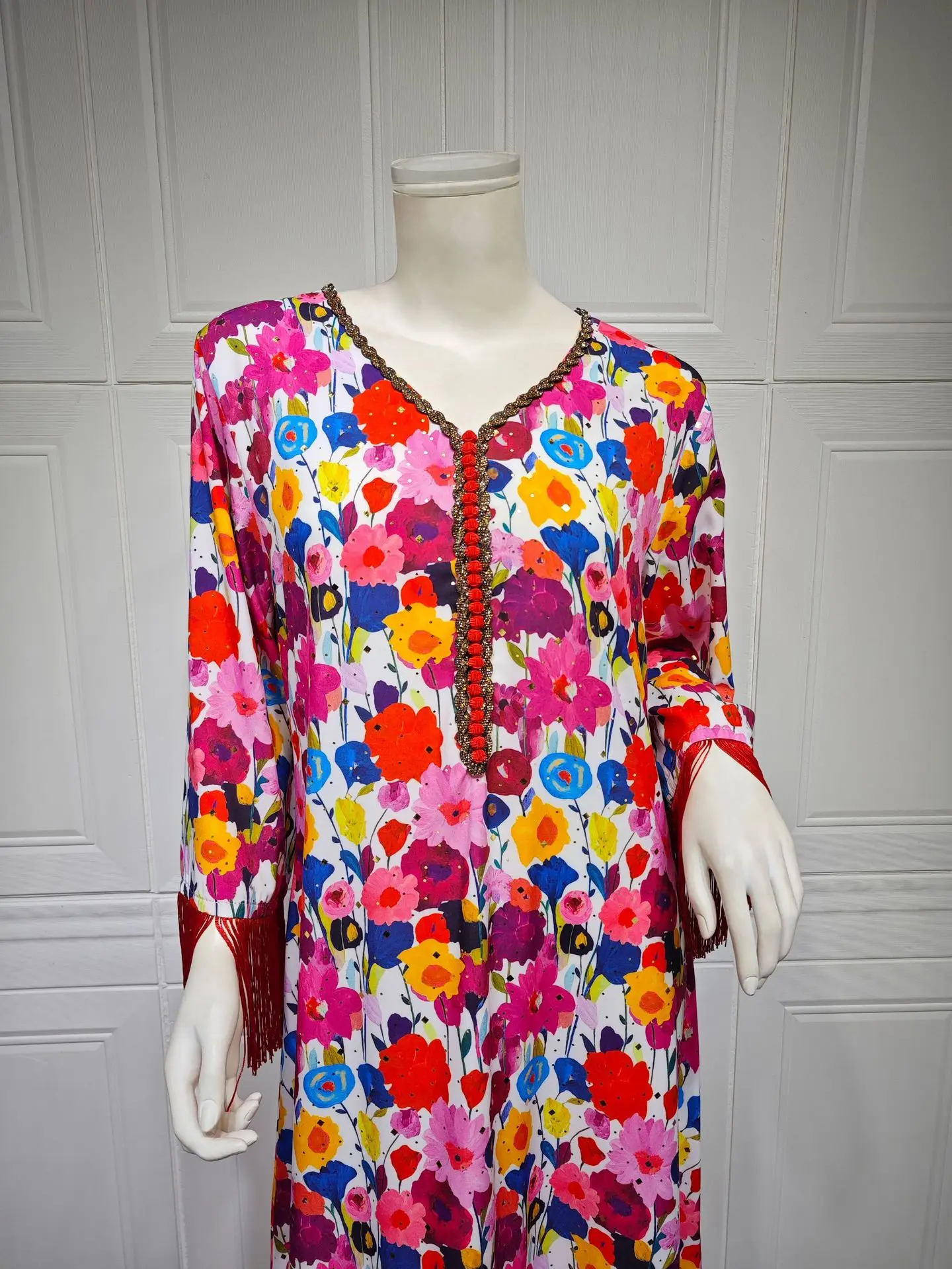 عيد مسلم شرابة فستان عبايات للنساء الماس جلابية المغرب فساتين الحفلات دبي عباية قفطان إسلام فيستدوس رداء عربي طويل عيد مسلم شرابة فستان عبايات للنساء الماس جلابية المغرب فساتين الحفلات دبي عباية قفطان إسلام فيستدوس رداء عربي طويل