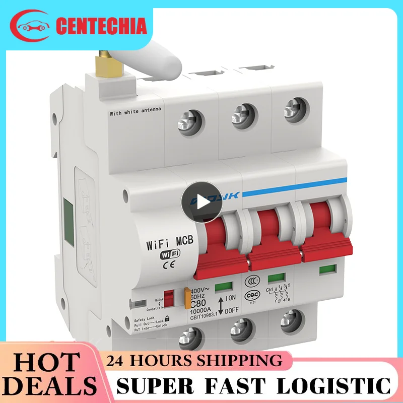 Smart 3P 16A-125A Remote Control Wifi Circuit Breaker/smart switch/ Intelligent automatic Recloser support alexa and
Smart 3P 16A-125A Remote Control Wifi Circuit Breaker/smart switch/ Intelligent automatic Recloser support alexa and