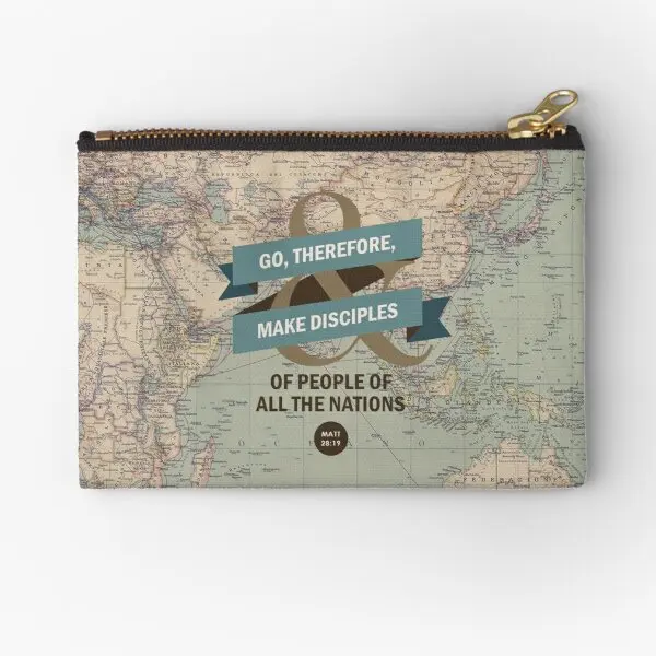 Matthew 28 19 Zipper Pouches Money Men Coin Bag Packaging Pocket Pure Women Underwear Small Storage Key Cosmetic Panties Wallet
Matthew 28 19 Zipper Pouches Money Men Coin Bag Packaging Pocket Pure Women Underwear Small Storage Key Cosmetic Panties Wallet