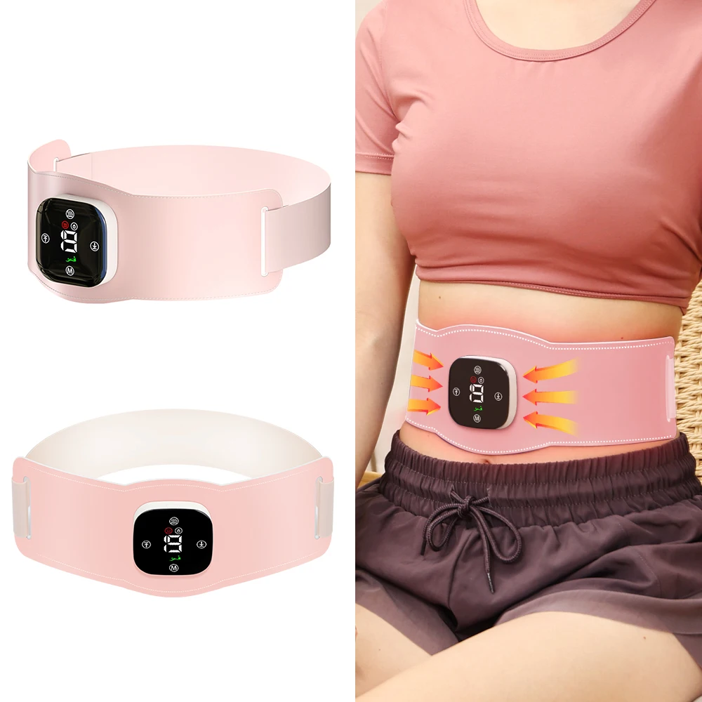 Menstrual Heating Pad Warm Palaces Belt Menstrual Pain Relief Belly Heater Hot Compress EMS Massager Electric heating Waist Belt
Menstrual Heating Pad Warm Palaces Belt Menstrual Pain Relief Belly Heater Hot Compress EMS Massager Electric heating Waist Belt