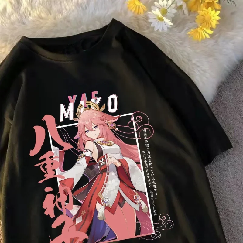 Harajuku 90s Summer Casual women T-shirts Kawaii Anime Game Impact Short Sleeve T-Shirt Streetwear Funny Manga y2k Clothes Tops
Harajuku 90s Summer Casual women T-shirts Kawaii Anime Game Impact Short Sleeve T-Shirt Streetwear Funny Manga y2k Clothes Tops