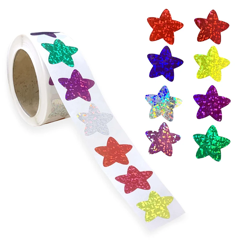 500PCS/Roll Colorful Star Stickers For Kids Reward School Classroom Adhesive Star Stickers For Teachers Parents DIY Craft 
500PCS/Roll Colorful Star Stickers For Kids Reward School Classroom Adhesive Star Stickers For Teachers Parents DIY Craft