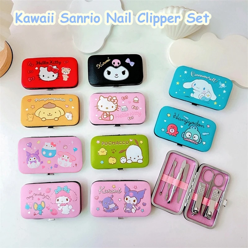 Набор для стрижки ногтей Kawaii, пинцет для ушей с Мелоди курomi Cinnamoroll, упаковочная коробка, набор для маникюра
Набор для стрижки ногтей Kawaii, пинцет для ушей с Мелоди курomi Cinnamoroll, упаковочная коробка, набор для маникюра
