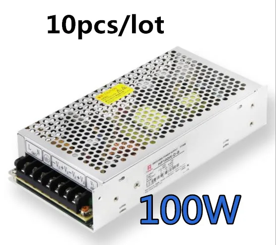 

10pcs/lot DC 12V 8A 100W Switching Power Supply Transformer LED Driver for Strip Light Switch Adapter Safety product