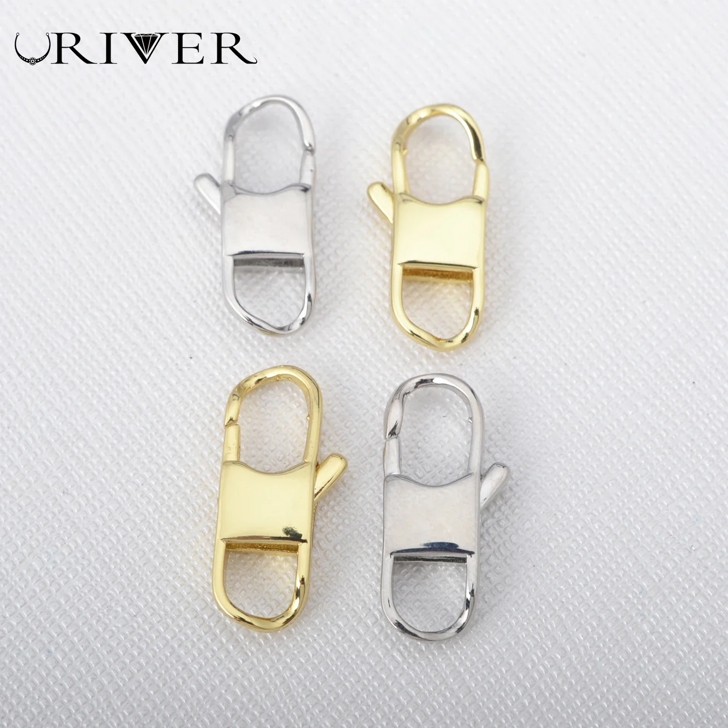 5 Pcs/Lot Lock Spring Buckle for Diy Jewelry Making Supplies Gold/Silver Color Clasps for DIY Bracelet Necklace Parts Accessorie
5 Pcs/Lot Lock Spring Buckle for Diy Jewelry Making Supplies Gold/Silver Color Clasps for DIY Bracelet Necklace Parts Accessorie