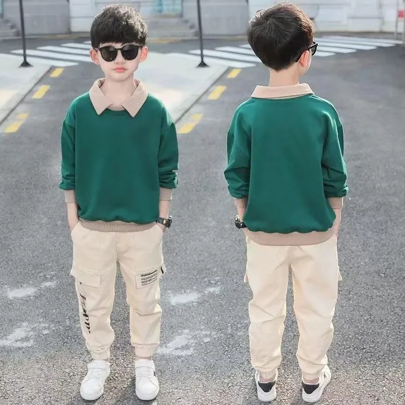 2024 Boys Clothing Sets Spring Autumn Fashion Hoodie + Pants Sports Children’s Clothes Kids Tracksuit Teen 6 8 10 12 14 Years
2024 Boys Clothing Sets Spring Autumn Fashion Hoodie + Pants Sports Children’s Clothes Kids Tracksuit Teen 6 8 10 12 14 Years