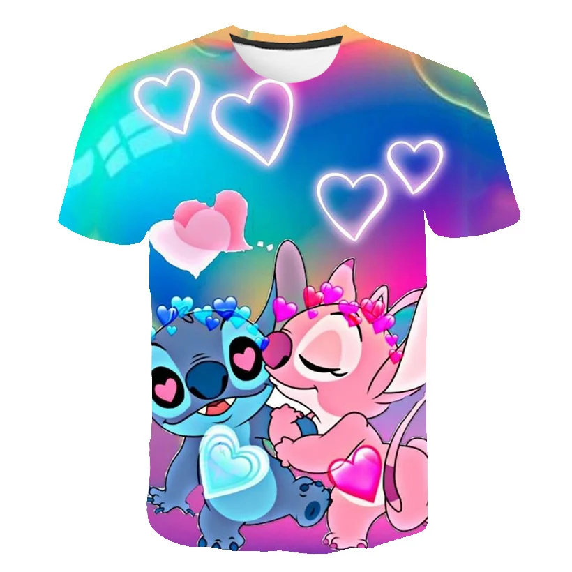 Boys Girls New Stitch Cartoon T Shirts Summer Kids Fashion T-Shirts Clothes Children's 1-14 Years Old Casual Tops Tees Costumes
Boys Girls New Stitch Cartoon T Shirts Summer Kids Fashion T-Shirts Clothes Children's 1-14 Years Old Casual Tops Tees Costumes