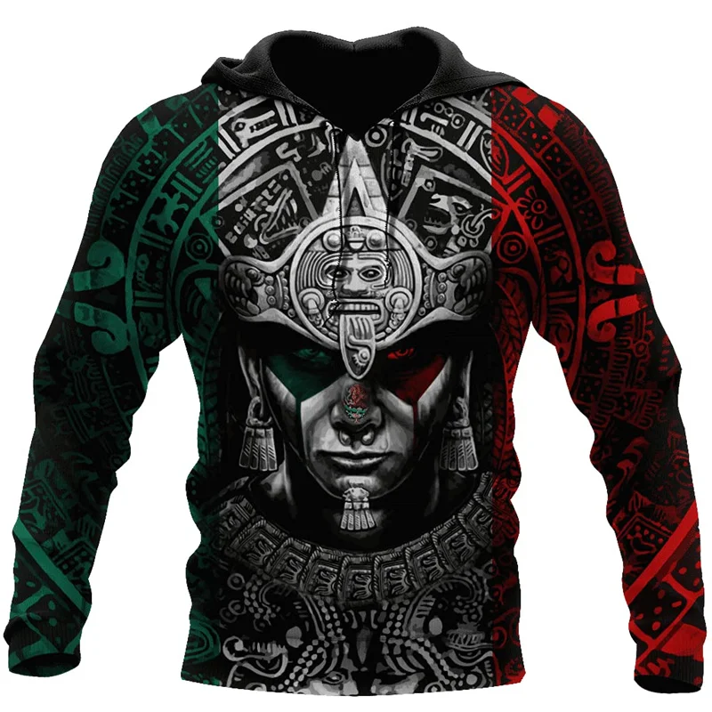 Mexico Aztec Graphic Hoodie Men Clothing Vintage 3D Mexican Goth Horror Print New in Hoodies Women Harajuku Fashion y2k Pullover
Mexico Aztec Graphic Hoodie Men Clothing Vintage 3D Mexican Goth Horror Print New in Hoodies Women Harajuku Fashion y2k Pullover