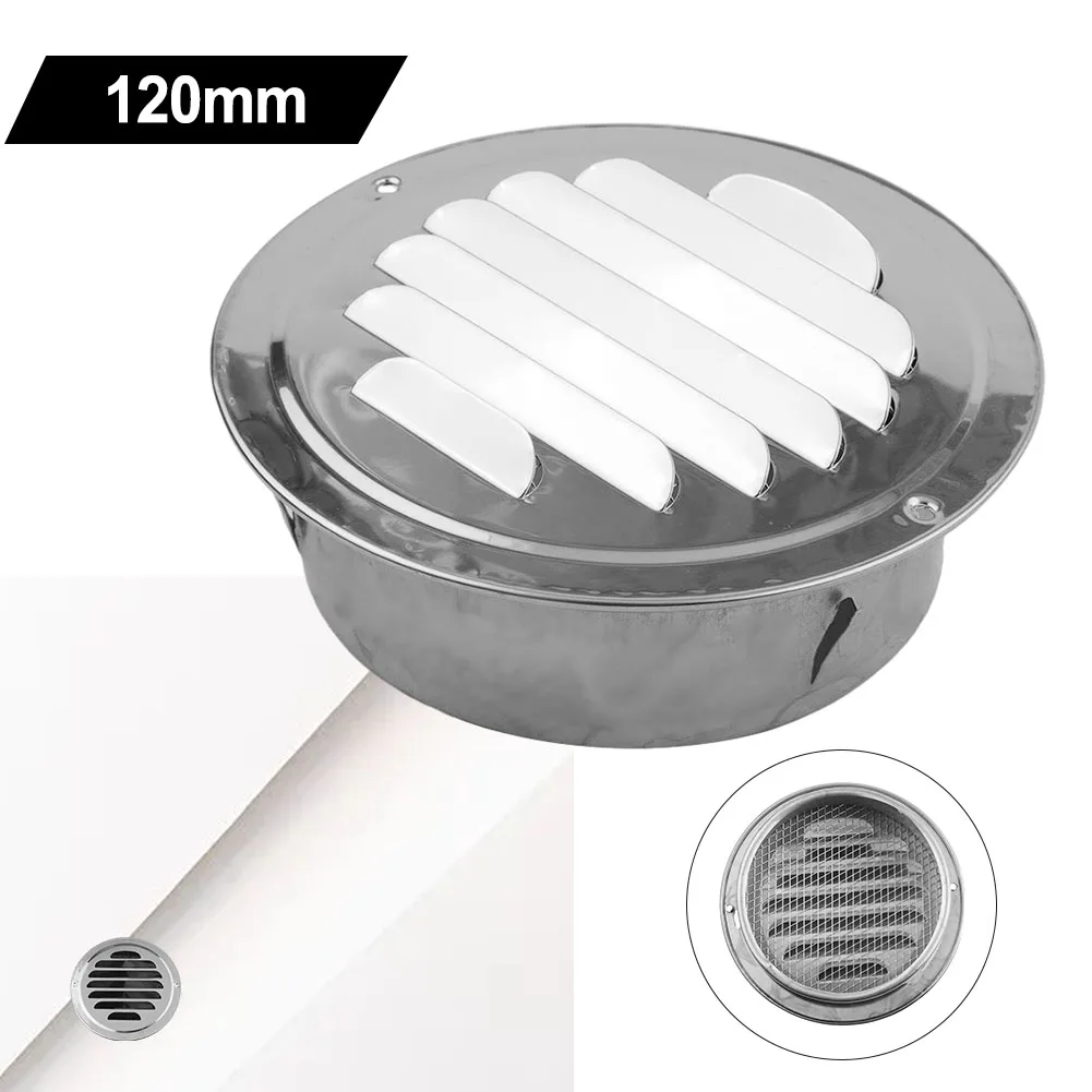 Air Vent Ventilation Grille 80/100/120/160mm Stainless Steel Round Louver Air Vent Air Outlet Outlet Insects Protection
Air Vent Ventilation Grille 80/100/120/160mm Stainless Steel Round Louver Air Vent Air Outlet Outlet Insects Protection