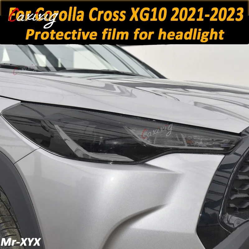 Для Toyota Corolla Cross M20E 2021-2023 тонировка передней фары автомобиля Черная защитная пленка прозрачная защитная наклейка
Для Toyota Corolla Cross M20E 2021-2023 тонировка передней фары автомобиля Черная защитная пленка прозрачная защитная наклейка