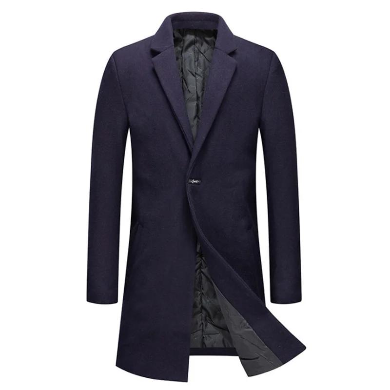 New Fashion Men Woolen Coat Winter Thick Warm Jackets Anti Wrinkle Men Wool Blends Coat Single Button Long Trench Coat
New Fashion Men Woolen Coat Winter Thick Warm Jackets Anti Wrinkle Men Wool Blends Coat Single Button Long Trench Coat