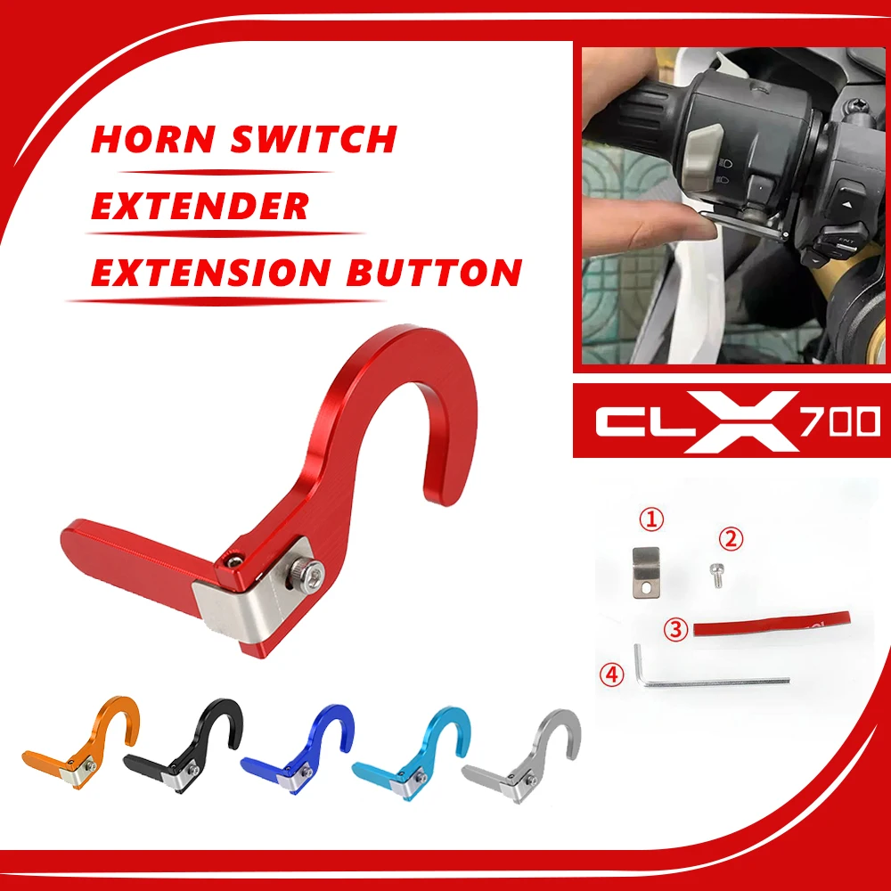 2023 CLX700 Motorcycle For CFMOTO CF MOTO 650GT GT650 650 GT 700CLX CL-X 700 Horn Switch Extender Extension Button Accessories
2023 CLX700 Motorcycle For CFMOTO CF MOTO 650GT GT650 650 GT 700CLX CL-X 700 Horn Switch Extender Extension Button Accessories