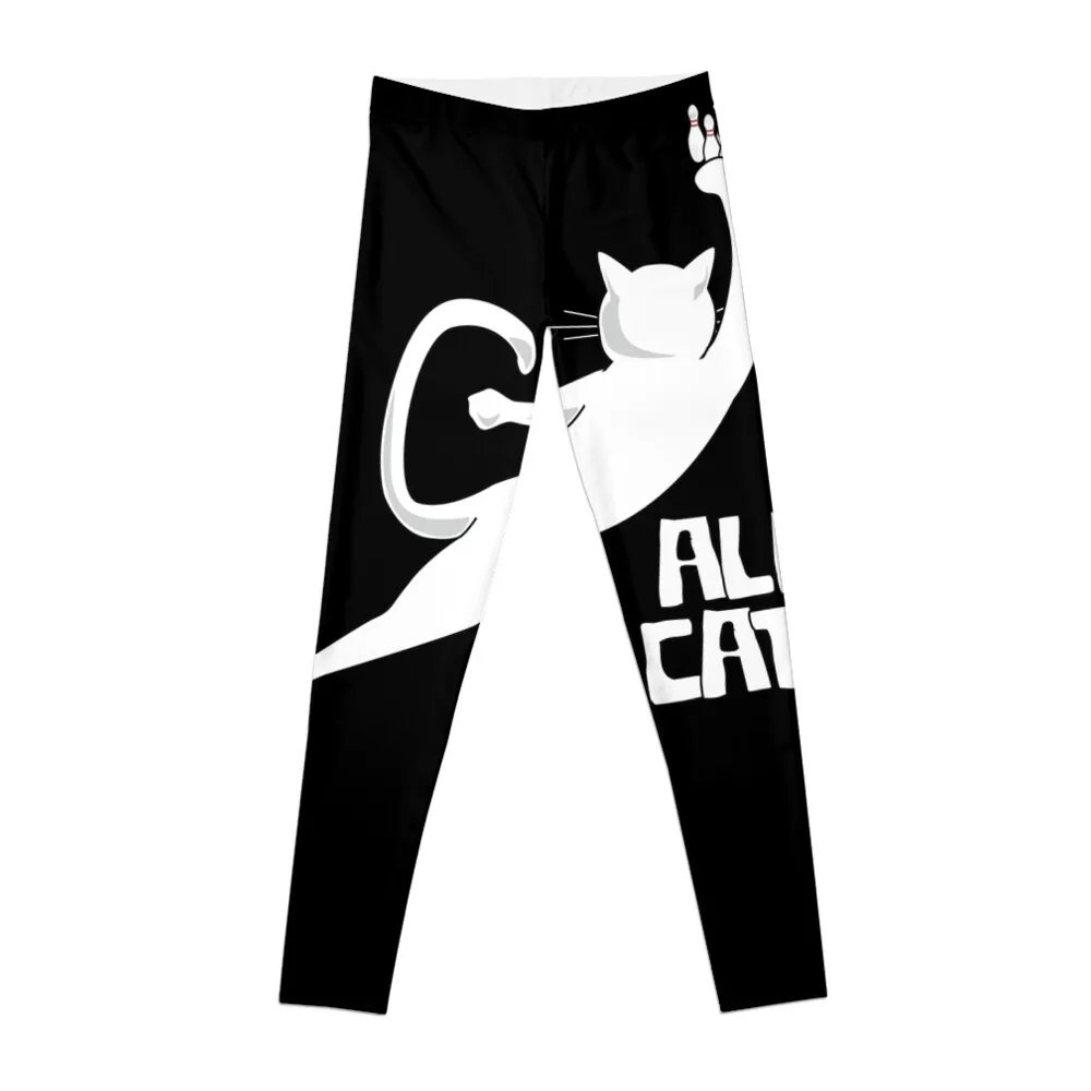 Alley Cat for Cool Cats Who Bowl Leggings Women's push up sports shirts gym sports for push up Womens Leggings
Alley Cat for Cool Cats Who Bowl Leggings Women's push up sports shirts gym sports for push up Womens Leggings