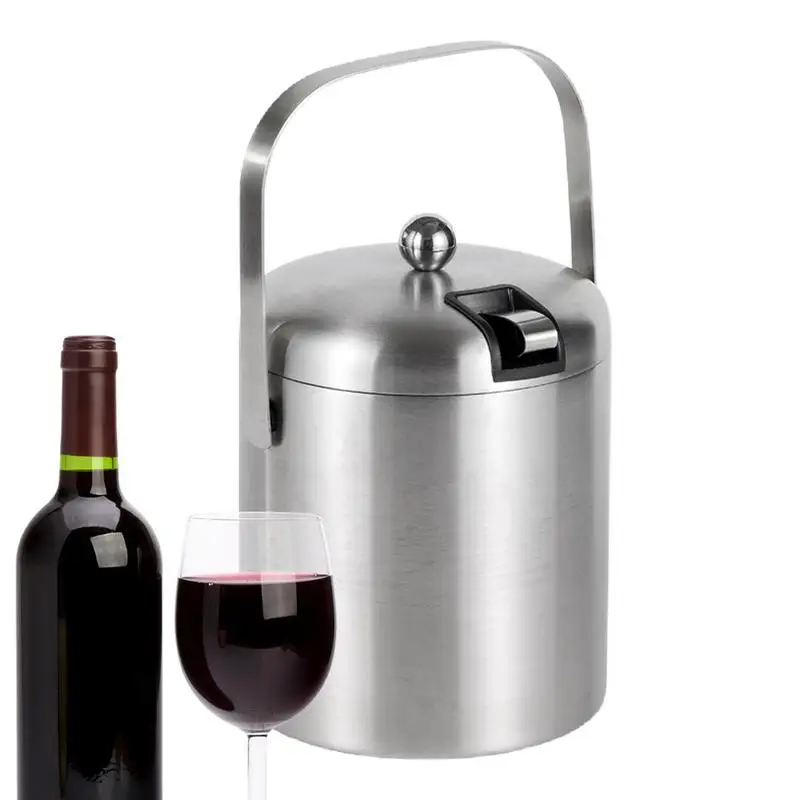 Stainless Steel Ice Bucket 1PCS durable comfortable Ice Container large capacity Multipurpose Beverage Tub With Lid for home
Stainless Steel Ice Bucket 1PCS durable comfortable Ice Container large capacity Multipurpose Beverage Tub With Lid for home