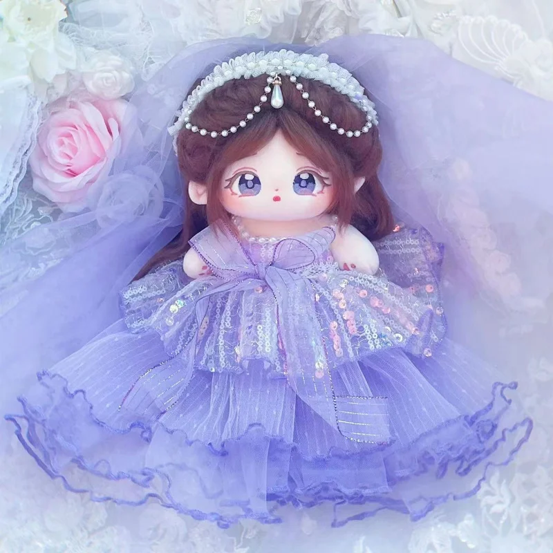 Handmade KPOP For Plush 20cm Doll Purple Skirt Clothes Clothing Suit Dress Up Cosplay Anime Figure Toy Xmas Gifts
Handmade KPOP For Plush 20cm Doll Purple Skirt Clothes Clothing Suit Dress Up Cosplay Anime Figure Toy Xmas Gifts