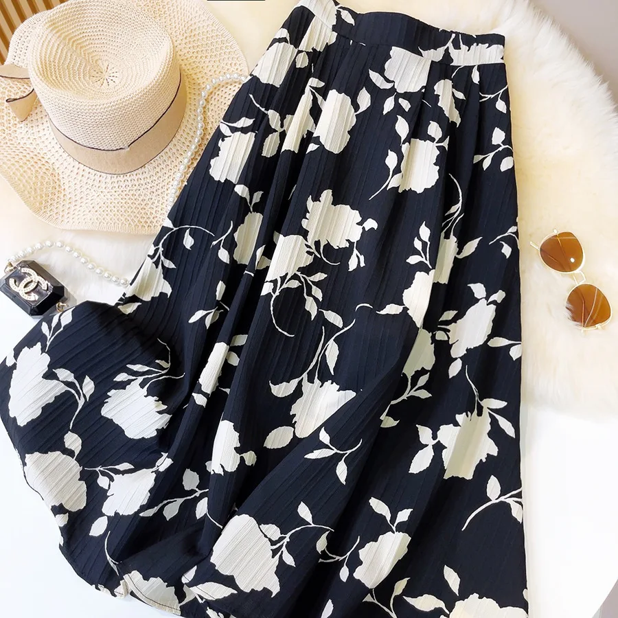 2023 Ins New Women Long Skirts Spring Summer Long Skirts Fashion Flower Women Elegant Long Skirts
2023 Ins New Women Long Skirts Spring Summer Long Skirts Fashion Flower Women Elegant Long Skirts