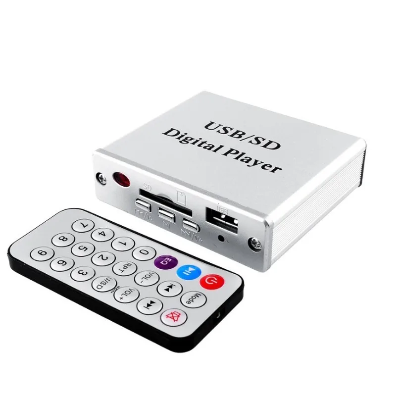 New Portable Power Amplifier MP3 SD USB Audio Player Reader 3-Electronic Keypad Control with Remote
New Portable Power Amplifier MP3 SD USB Audio Player Reader 3-Electronic Keypad Control with Remote