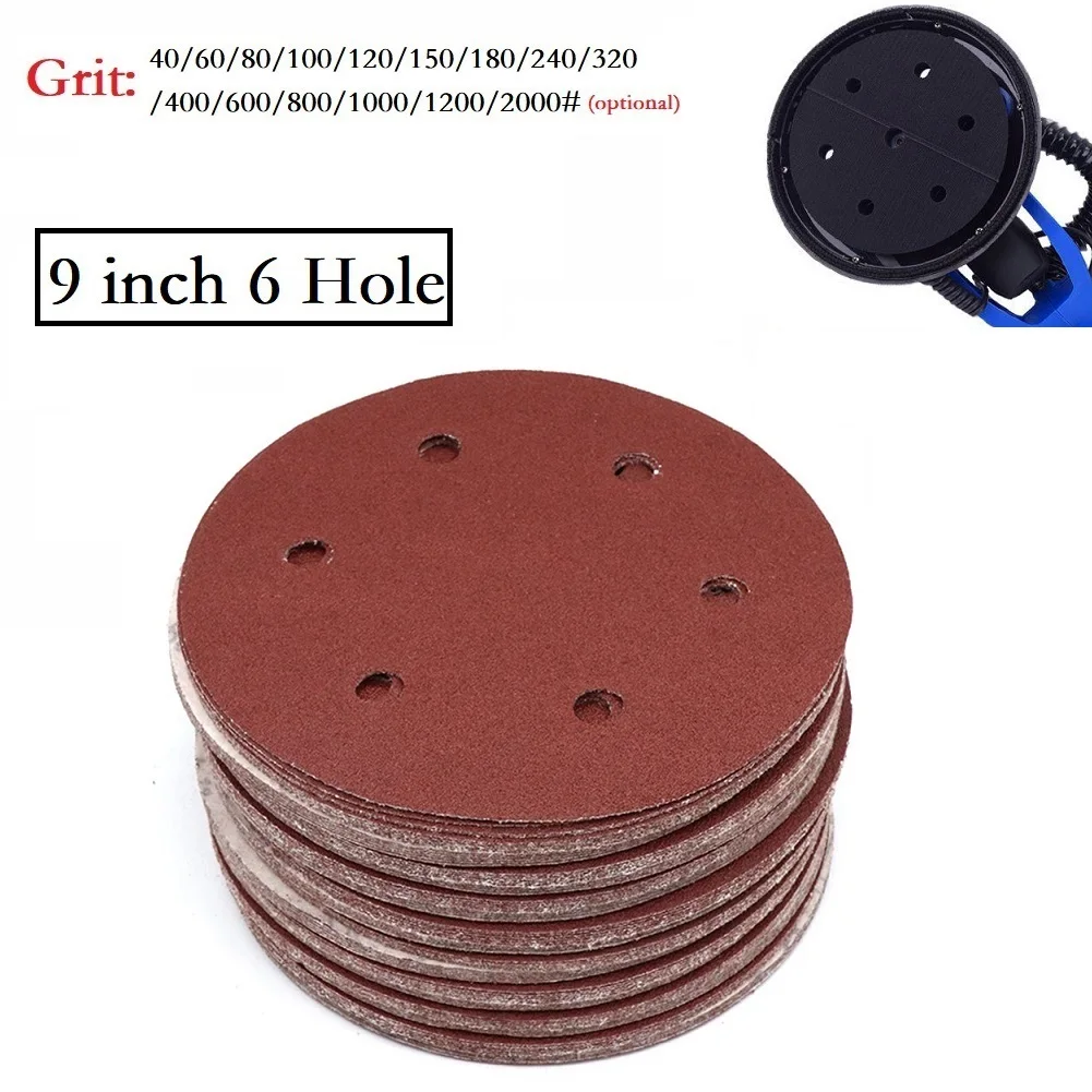 5pcs/set 9inch Sandpaper 225mm 6 Hole Sanding Paper 40-2000grit Electric Wall Polisher 180# 240# 320#400# 600# 800# 1000# 1200#
5pcs/set 9inch Sandpaper 225mm 6 Hole Sanding Paper 40-2000grit Electric Wall Polisher 180# 240# 320#400# 600# 800# 1000# 1200#
