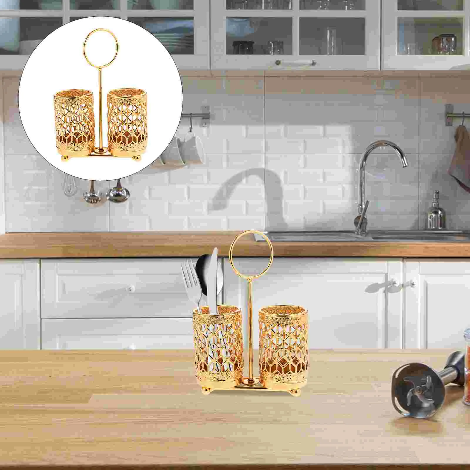 Metal Utensil Holder 2/4grids For Spoon Fork Chopstick Holder Kitchenware Tray Box Kitchen Organizer Luxury Gold Color
Metal Utensil Holder 2/4grids For Spoon Fork Chopstick Holder Kitchenware Tray Box Kitchen Organizer Luxury Gold Color