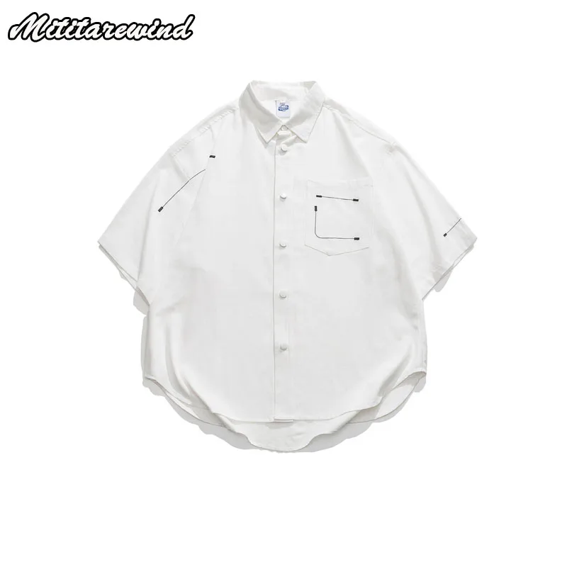 2023 Chinese Chic Embroidery Men's Shirts Short Sleeve Big Porkets Patchwork Summer New Arrival Casual Fashion Versatile Youth
2023 Chinese Chic Embroidery Men's Shirts Short Sleeve Big Porkets Patchwork Summer New Arrival Casual Fashion Versatile Youth