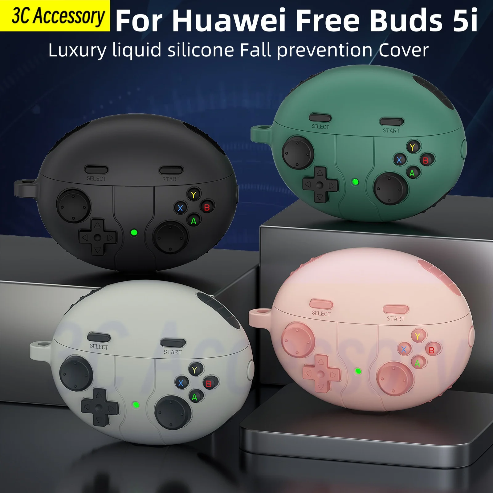 2024 New For Huawei Free Buds 5i Capa Luxury Liquid Silicone Game console Design Protective Soft Cases For Huawei Free Buds 5i
2024 New For Huawei Free Buds 5i Capa Luxury Liquid Silicone Game console Design Protective Soft Cases For Huawei Free Buds 5i