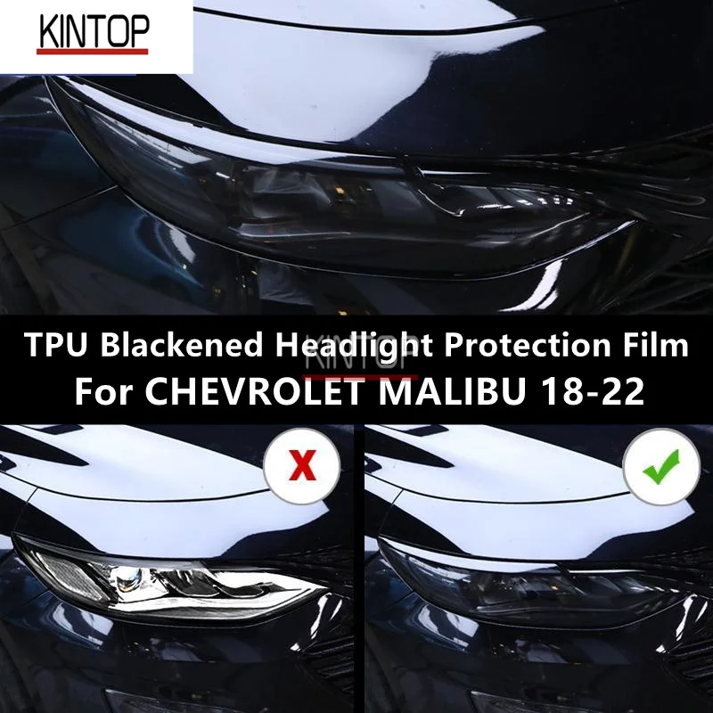 For CHEVROLET MALIBU 18-22 TPU Blackened Headlight Protective Film, Headlight Protection,Film Modification,Accessories Refit
For CHEVROLET MALIBU 18-22 TPU Blackened Headlight Protective Film, Headlight Protection,Film Modification,Accessories Refit