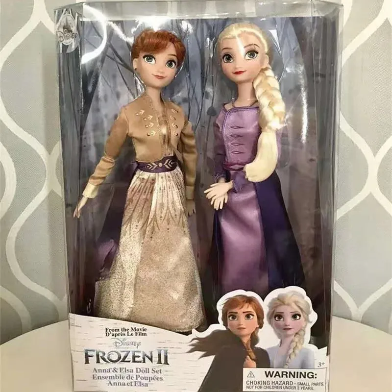 

Disney Frozen 2 Coronation Edition Palace Model Elsa Anna Queen Doll Toy Figures Gift Box Set Of 2 Ornaments Christmas Gift