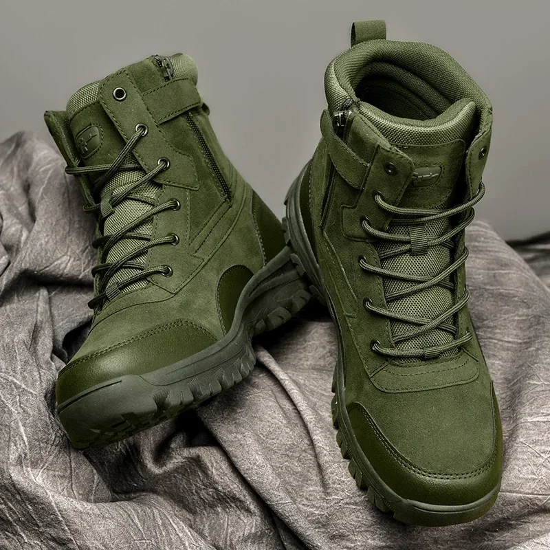 New Men's Waterproof Leather Hiking Work Boots Non-Slip Lightweight Military Combat &Tactical Breathable Non-Slip Desert Boots
New Men's Waterproof Leather Hiking Work Boots Non-Slip Lightweight Military Combat &Tactical Breathable Non-Slip Desert Boots