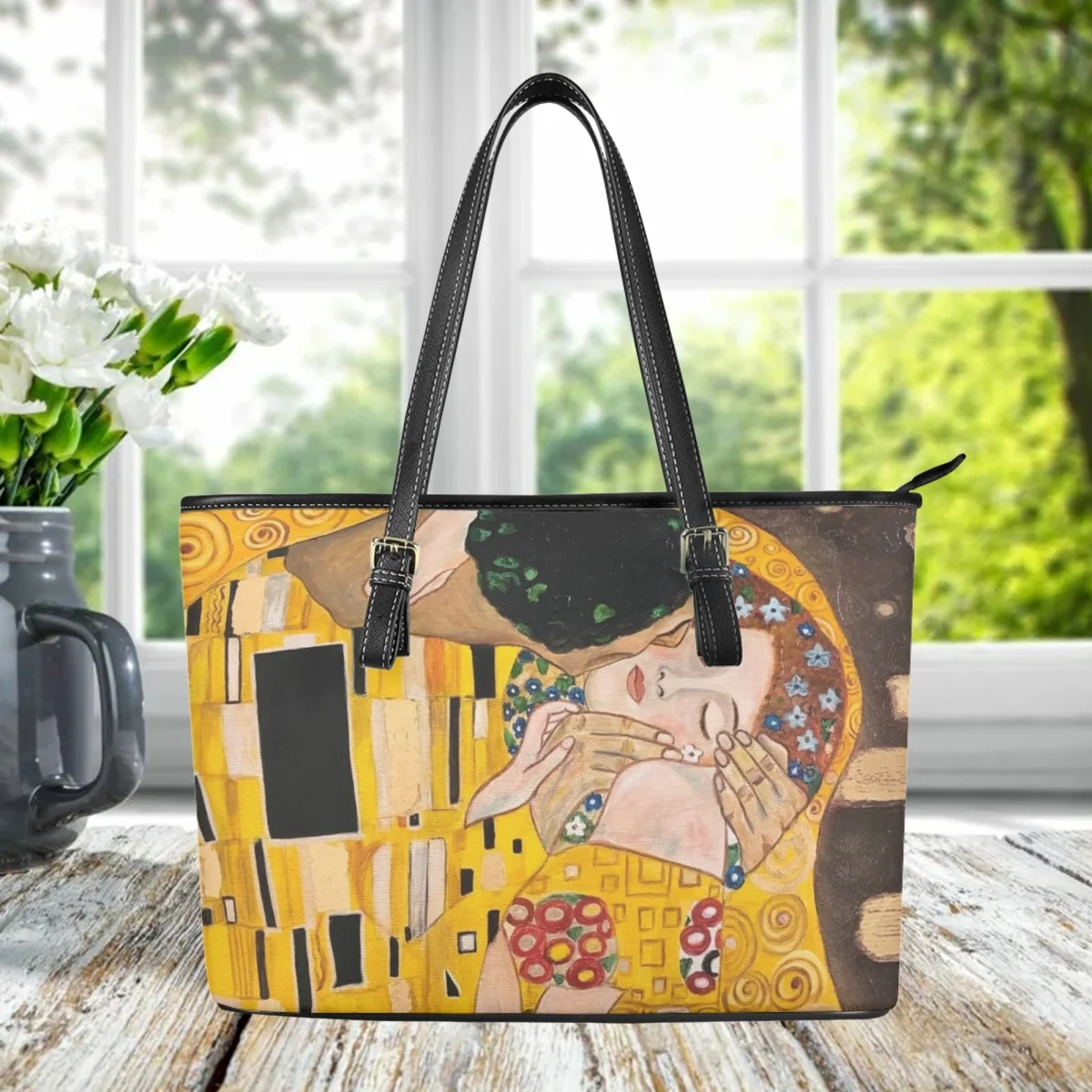 

Gustav Klimt/Monet модная женская сумка картина маслом Поцелуй/водяная Лилия роскошный дизайн искусственный клатч Ежедневные повседневные сумки