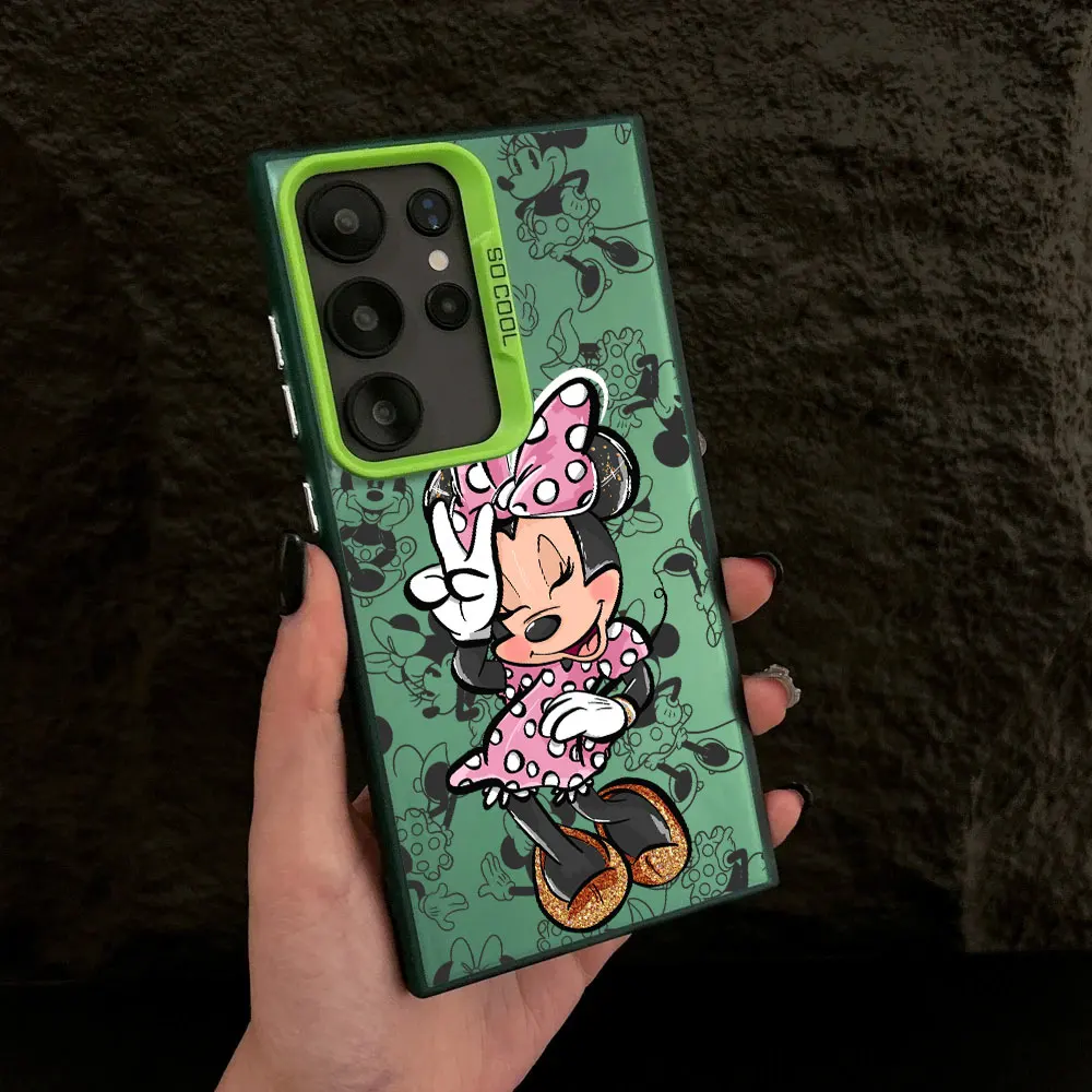 S25 Case For Samsung S25 S24 Ultra Carcasa For Galaxy S23 S22 S21 FE S20 Ultra Plus Disneys Minnie Mouse Shockproof Phone Cover S25 Case For Samsung S25 S24 Ultra Carcasa For Galaxy S23 S22 S21 FE S20 Ultra Plus Disneys Minnie Mouse Shockproof Phone Cover
