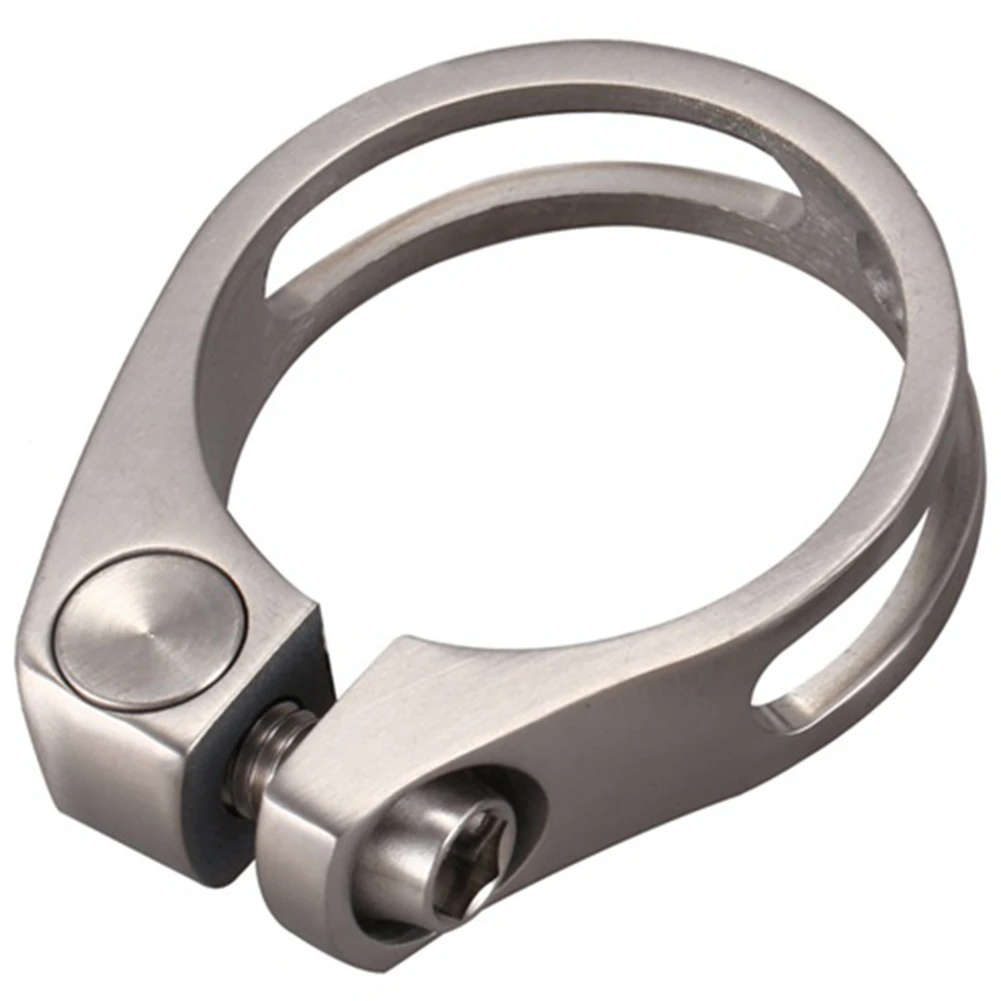 Titanium Alloy Seatpost Clamp 31.8mm Bicycle Saddle Tube Clamp Hollow Seat Tube Clamp for 27.2mm Seat Tube
Titanium Alloy Seatpost Clamp 31.8mm Bicycle Saddle Tube Clamp Hollow Seat Tube Clamp for 27.2mm Seat Tube