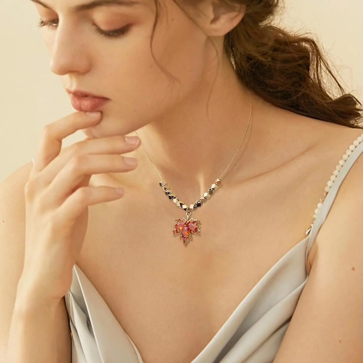 Maple Leaf Dainty Chain Simple Pendant Necklace for Women Cute Statement Rhinestone Necklace Thanksgiving Christmas Jewelry Gift 2 Mallzona S79ce47e583da4514b137646b99b88115o Maple Leaf Dainty Chain Simple Pendant Necklace for Women Cute Statement Rhinestone Necklace Thanksgiving Christmas Jewelry Gift Mallzona