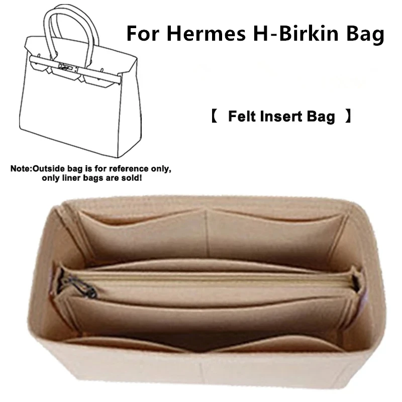 Durable Bag Organizer Soft Felt Liner Pocket Accessory For Hermes H-Birkin 25 30 35 Handbag Expand Storage Space Insert Pocket
Durable Bag Organizer Soft Felt Liner Pocket Accessory For Hermes H-Birkin 25 30 35 Handbag Expand Storage Space Insert Pocket