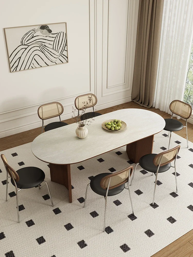 Антикварная пещера, каменная тарелка, обеденный стол и стул, ореховый цвет, ретро, твердая древесина, Овальный Обеденный Стол
Антикварная пещера, каменная тарелка, обеденный стол и стул, ореховый цвет, ретро, твердая древесина, Овальный Обеденный Стол