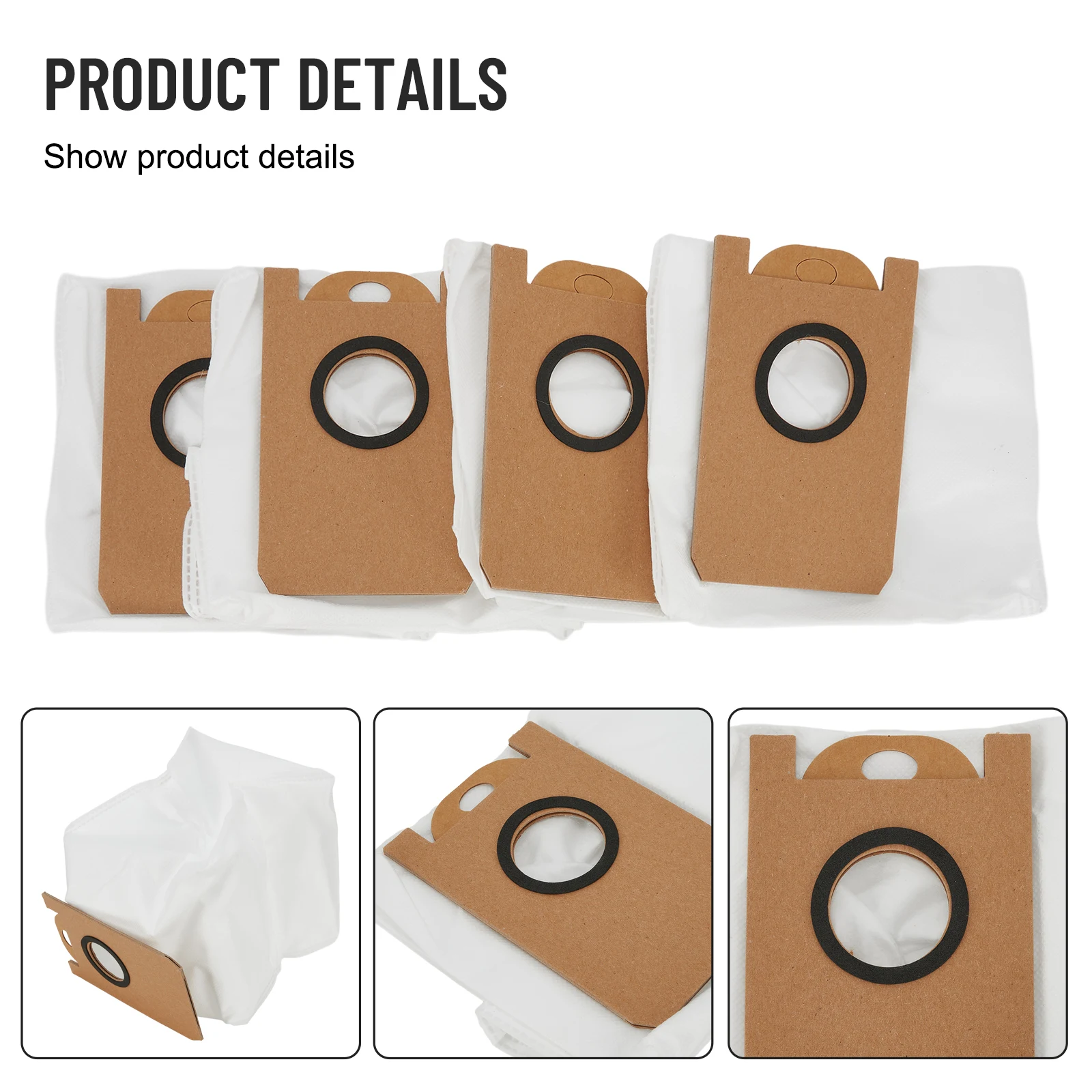 

6PCS Dust Bags Collector Sets For Imou L11/Pro Sweeping Robot Vacuum Cleaner Accessories Spare Parts Home Appliance Replace