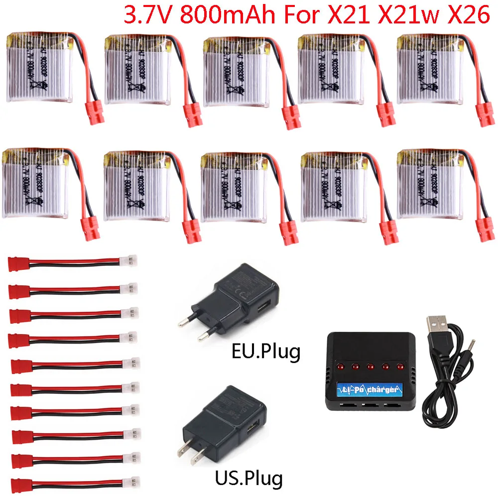 Обновленный аккумулятор lipo 3,7 в 800 мАч с 5 в 1 Chager для квадрокоптера SYMA X21 X21W X26, запасные части для вертолета с дистанционным управлением
Обновленный аккумулятор lipo 3,7 в 800 мАч с 5 в 1 Chager для квадрокоптера SYMA X21 X21W X26, запасные части для вертолета с дистанционным управлением